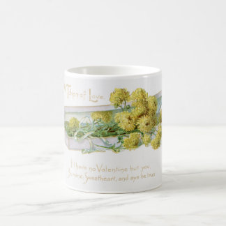 Antiker Valentinstag Kaffeetasse