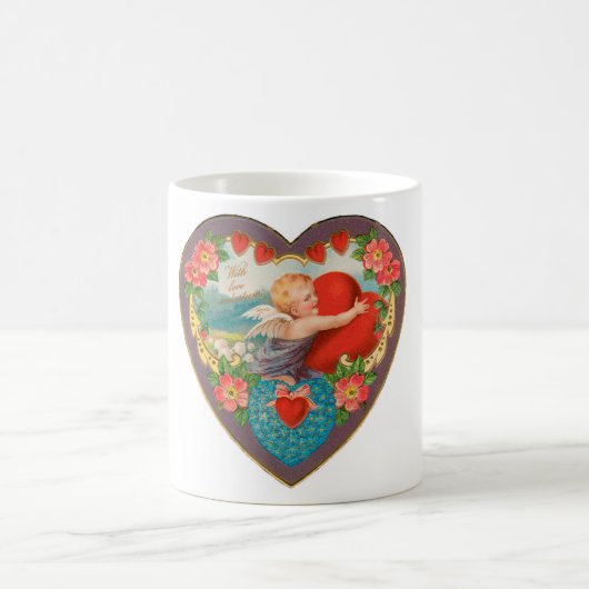 Antiker Valentinstag Kaffeetasse (Mittel)