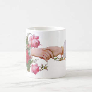Antiker Valentinstag Kaffeetasse