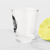 Antiker verflochtener Drache personalisiert Schnapsglas (Rechts)