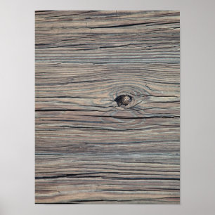 Antiker verwitterter Holz Hintergrund - Altes Holz Poster