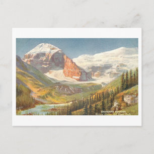 Antiker Victoria-Gletscher und Hazel Peak, Kanada Postkarte