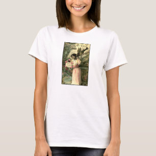Antiker viktorianischer Aprilscherz-Tag-Fliegender T-Shirt