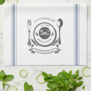 Antiker Vintage-Stil Französisches Kochen Benutzer Geschirrtuch