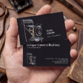 Antiker Vintager Kamerageschäft - Fotograf Visitenkarte
