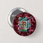 Antiker Vogelkäfig Button (Vorne & Hinten)