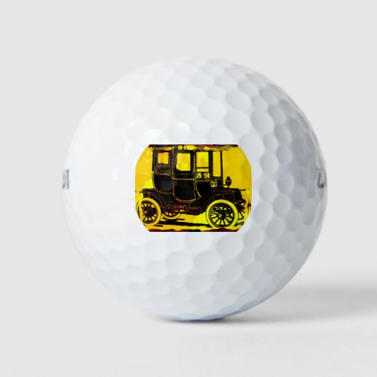 Antiker Wagen Golfball (Vorderseite)