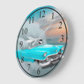 Antiker Wagen Große Wanduhr (Winkel)