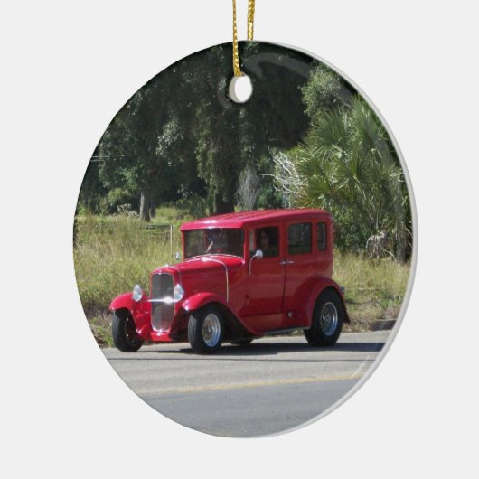 Antiker Wagen Keramikornament (Links)