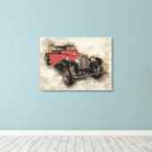Antiker Wagen Leinwanddruck (Insitu (Holzboden))