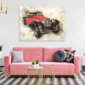 Antiker Wagen Leinwanddruck (Insitu (Wohnzimmer))