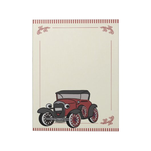 Antiker Wagen Notizblock (Rotiert)