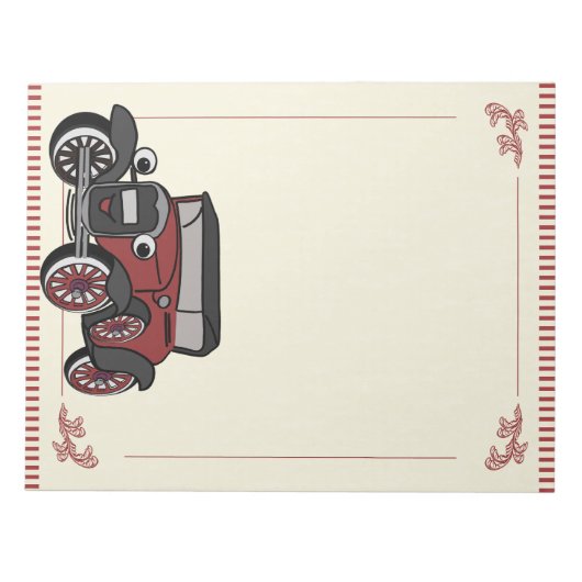 Antiker Wagen Notizblock (Vorderseite)