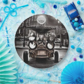 Antiker Wagen Pappteller (Party)