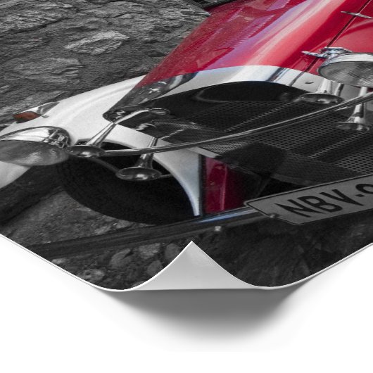 Antiker Wagen Poster (Ecke)