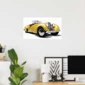 Antiker Wagen Poster (Heimbüro)