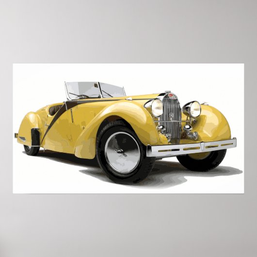Antiker Wagen Poster (Vorne)