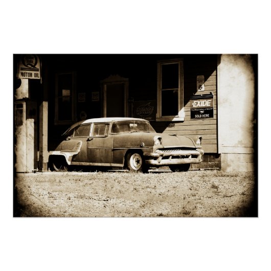 Antiker Wagen Poster (Vorderseite)