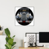 Antiker Wagen Poster (Heimbüro)