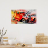 Antiker Wagen Poster (Küche)