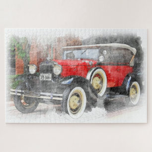 Antiker Wagen Puzzle