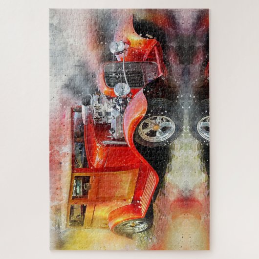 Antiker Wagen Puzzle (Vertikal)