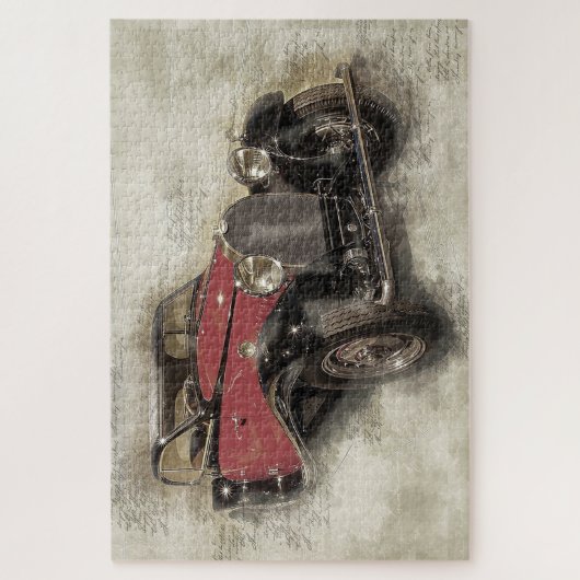 Antiker Wagen Puzzle (Vertikal)