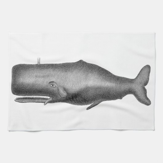 Antiker Wal Handtuch (Horizontal)