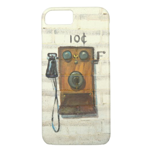 antiker Wandtelefon iphone Fall Case-Mate iPhone Hülle (Rückseite)