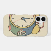 Antiker Wecker iPhone 16 Hülle (Rückseite (Horizontal))