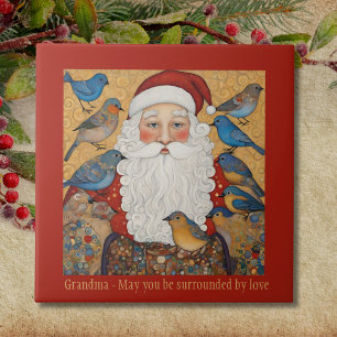 Antiker Weihnachtstrivets für Oma Fliese