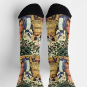 ANTIKER WEINLESSEMINIATUR MITTELALTERLICH SOCKEN (Oben)