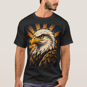 Antiker Weißkopfseeadler Wildlife T-Shirt