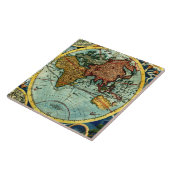 Antiker Weltkarten-Vintager Fliese (Seite)