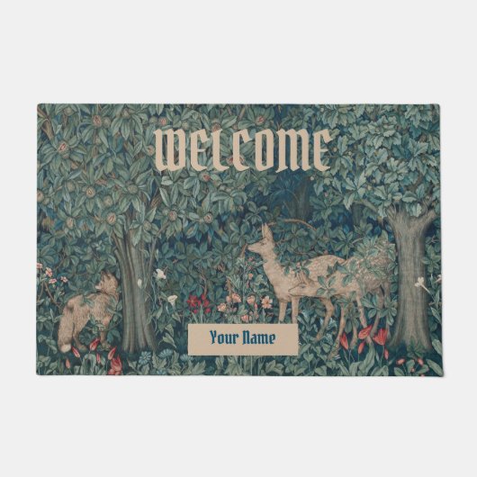 Antiker William-Morris-Teppich Fußmatte (Vorderseite)