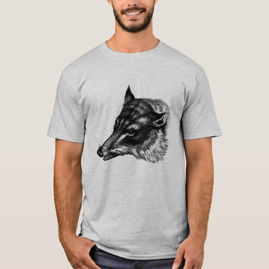 Antiker Wolf T-Shirt (Vorderseite)