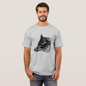 Antiker Wolf T-Shirt (Vorne ganz)