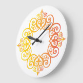 Antiker Zierrahmen Elegante dekorative Umrandung Große Wanduhr (Winkel)