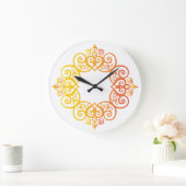 Antiker Zierrahmen Elegante dekorative Umrandung Große Wanduhr (Zuhause)