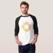 Antiker Zierrahmen Elegante dekorative Umrandung T-Shirt (Vorne ganz)