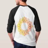 Antiker Zierrahmen Elegante dekorative Umrandung T-Shirt (Rückseite)