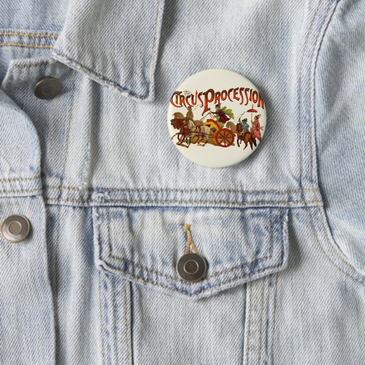 Antiker Zirkus Parade Clowns Button (Beispiel)