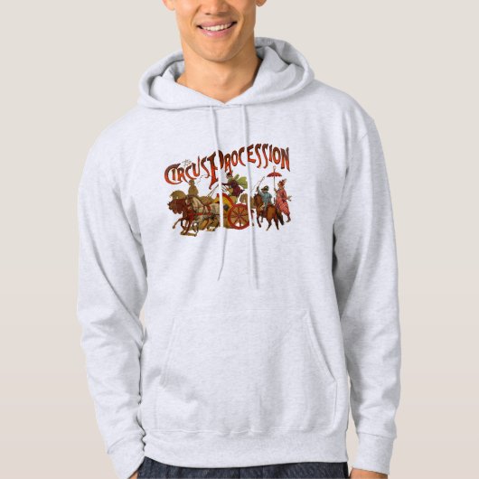 Antiker Zirkus Parade Clowns Hoodie (Vorderseite)