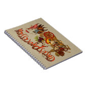 Antiker Zirkus Parade Clowns Notizblock (Rechte Seite)