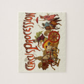 Antiker Zirkus Parade Clowns Puzzle (Vertikal)