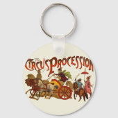 Antiker Zirkus Parade Clowns Schlüsselanhänger (Vorderseite)