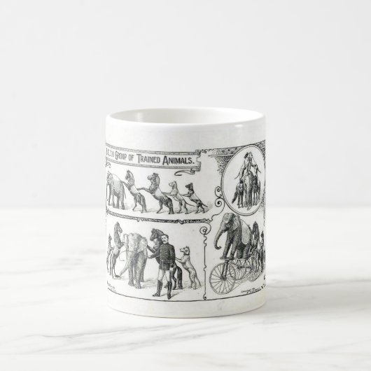 Antiker Zirkusbecher Kaffeetasse (Mittel)
