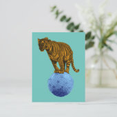 Antiker Zirkustiger Postkarte (Stehend Vorderseite)