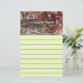 Antiker Zug Briefpapier (Stehend Vorderseite)