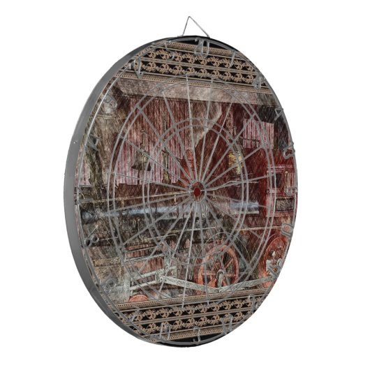 Antiker Zug Dartscheibe (Vorderseite Links)